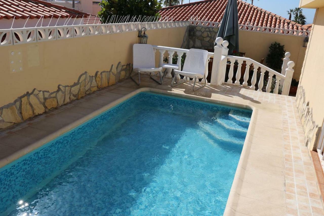 Villa Sueño Azul with private pool, sea view, terrace, aircondition, Wifi, 450 m to the beach Callao Salvaje Exterior foto